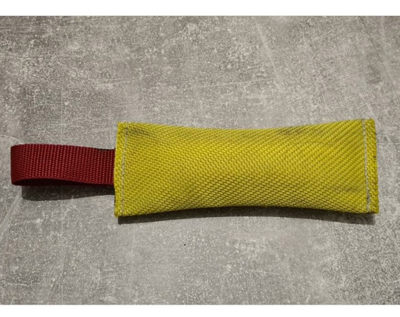 Hands4Animals Tierschutz Spenden Versteigerung selbstgemachtes Hundespielzeug aus Feuerwehrschlauchresten größere Hunde gelb